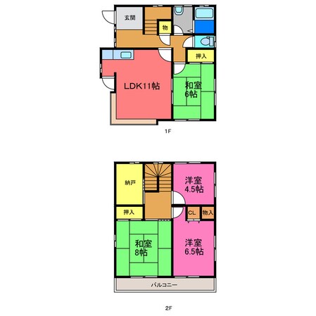 富永（永井）一戸建の物件間取画像